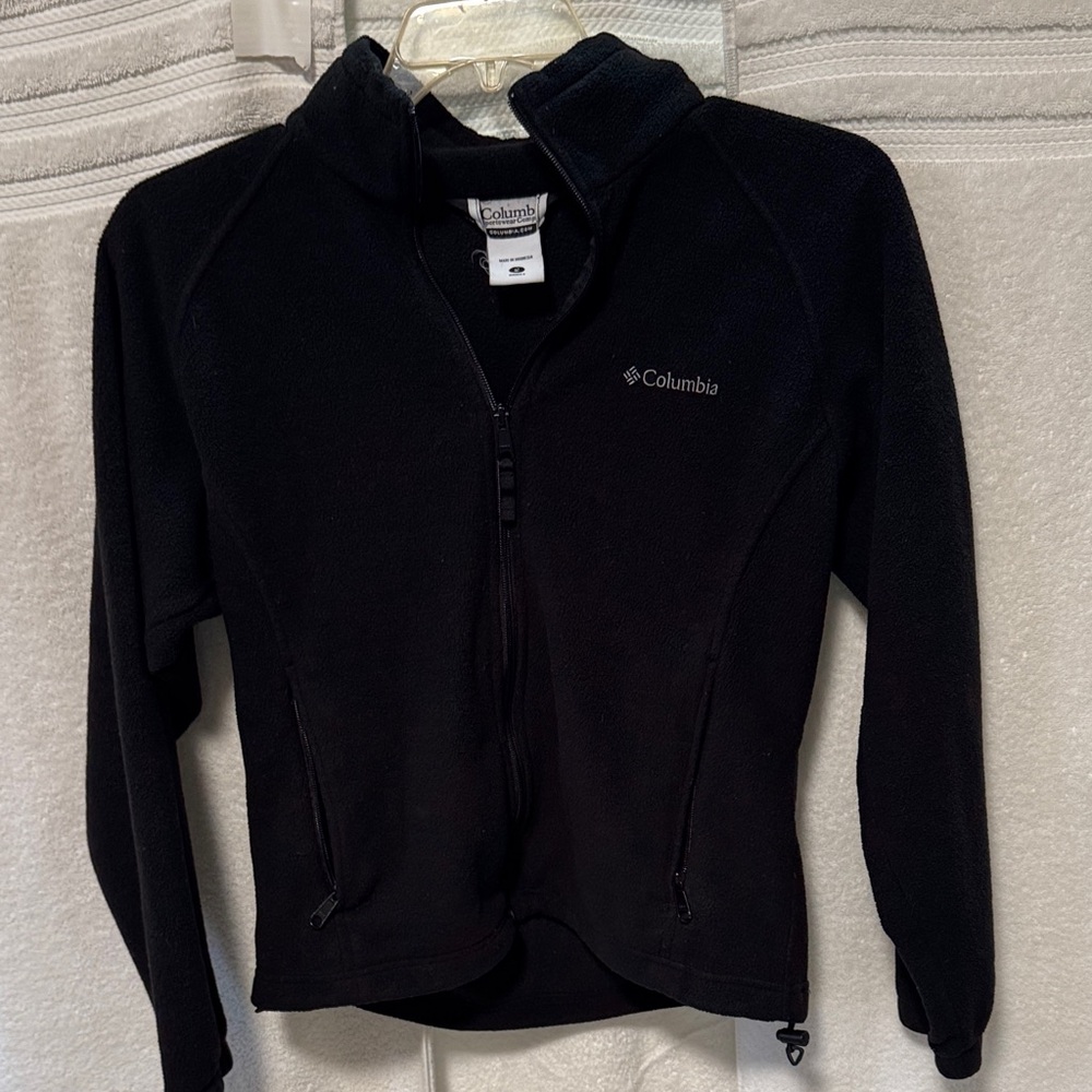Columbia Black Full-Zip Fleece Jacket ZZ101